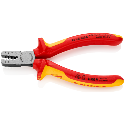 Knipex 1000V Crimping Pliers for Wire Ferrules