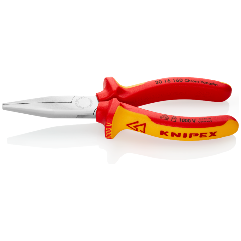 Knipex 1000V Long Nose Pliers 160mm 30 16 160