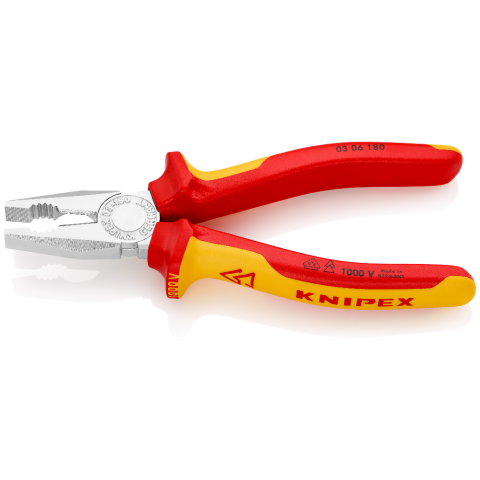 Knipex 1000V Combination Pliers 180mm 03 06 180