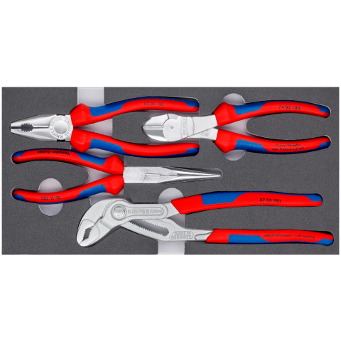 Knipex Set of Pliers in Foam Tray 4Pce 00 20 01 V17