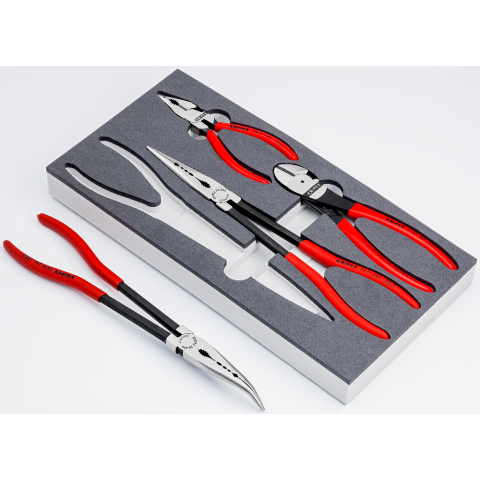 Knipex Mixed Plier Foam Tray Set 4Pce 00 20 01 V16