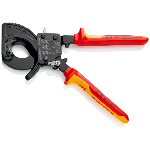 Knipex 1000V Cable Cutters 250mm 95 36 250