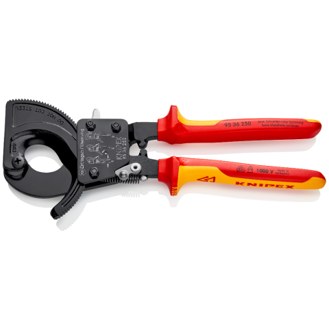 Knipex 1000V Cable Cutters 250mm 95 36 250