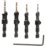 Makita Drill & Countersink Bit Set 4 Piece D-73455