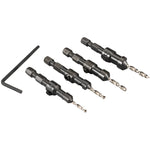 Makita Drill & Countersink Bit Set 4 Piece D-73455