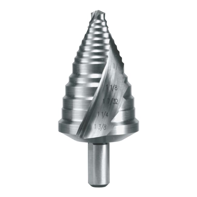 RUKO Step Drill HSS Fractional Sizes Spiral Fluted With Split Point No. 6