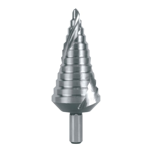 RUKO 101056E HSSE-Co 5 Spiral Fluted Step Drill With Split Point, Size - View #11