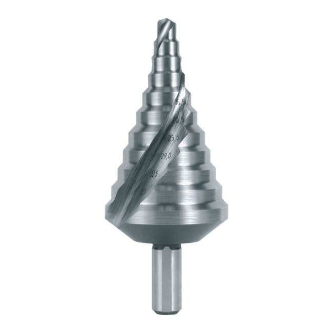 RUKO Step Drill HSS Spiral Fluted With Split Point For Metric Cable Connections No. 17