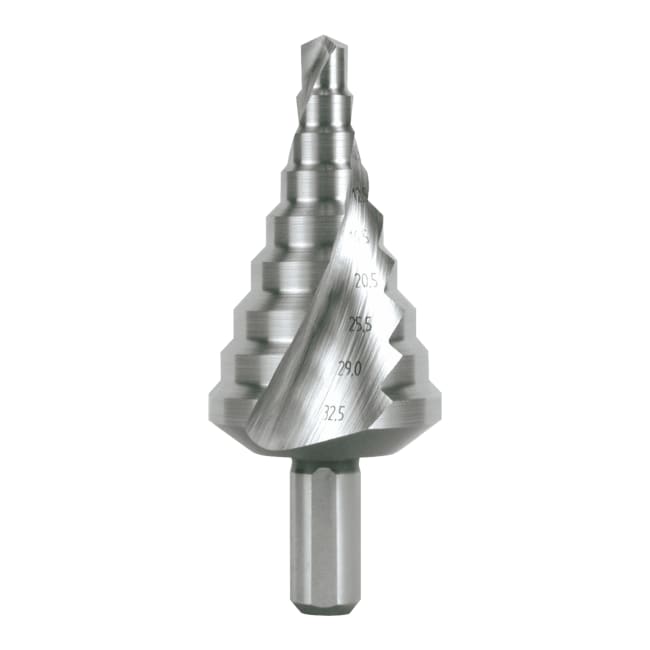 RUKO Step Drill HSS Spiral Fluted With Split Point For Metric Cable Connections No. 15