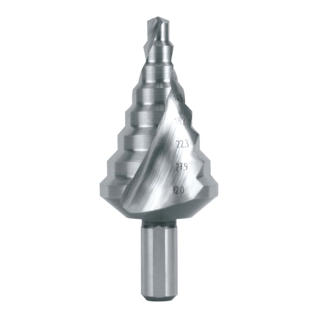 RUKO Step Drills HSS Spiral Fluted With Split Point No. 6