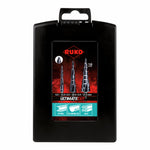 Ruko UltimateCut Multidrill Set HSS RUnaTEC with FLOWSTEP® Tip 3 Piece