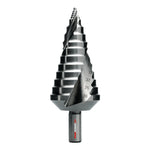 Ruko Ultimatecut Step Drill Set HSSE-Co 5 Spiral Fluted with Flowstep Tip 9-38mm