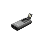 Ledlenser K6R 400lm Rechargeable LED Keyring with 4Gb Flash Memory Storage Red Light Mode Grey
