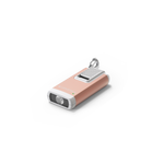 Ledlenser K6R 400lm Rechargeable LED Pocket Keyring With Red Light Mode Rose Gold