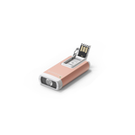 Ledlenser K6R 400lm Rechargeable LED Pocket Keyring With Red Light Mode Rose Gold