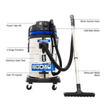 Kincrome KP704 240V Wet & Dry Workshop Vacuum 50L/1400W