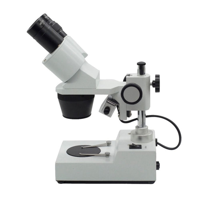 Deluxe Stereo Microscope With Light 10x-30x