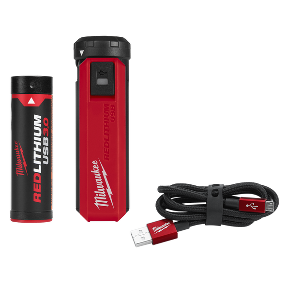 Milwaukee REDLITHIUM USB Rechargeable Portable Power Source & Charger Kit