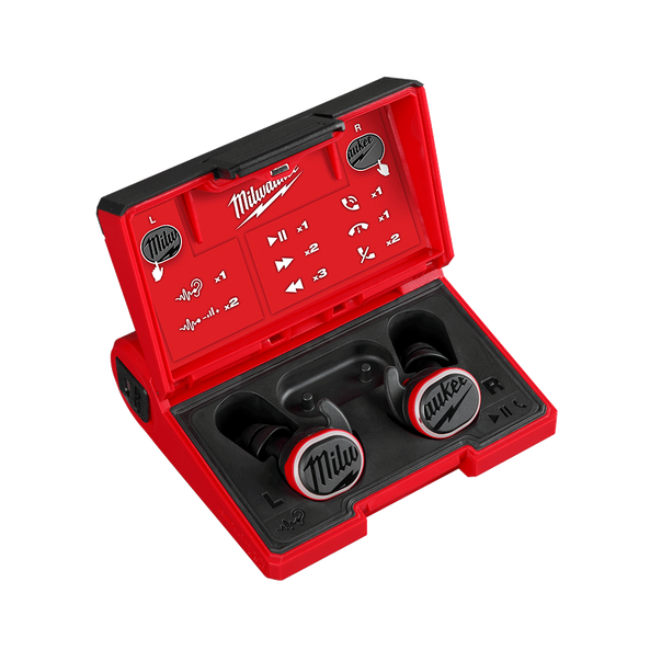 Milwaukee REDLITHIUM USB Bluetooth Headphones 3.0Ah Kit
