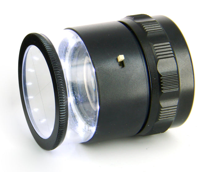 Ideal-Tek 8 LED loupe 10x with scale