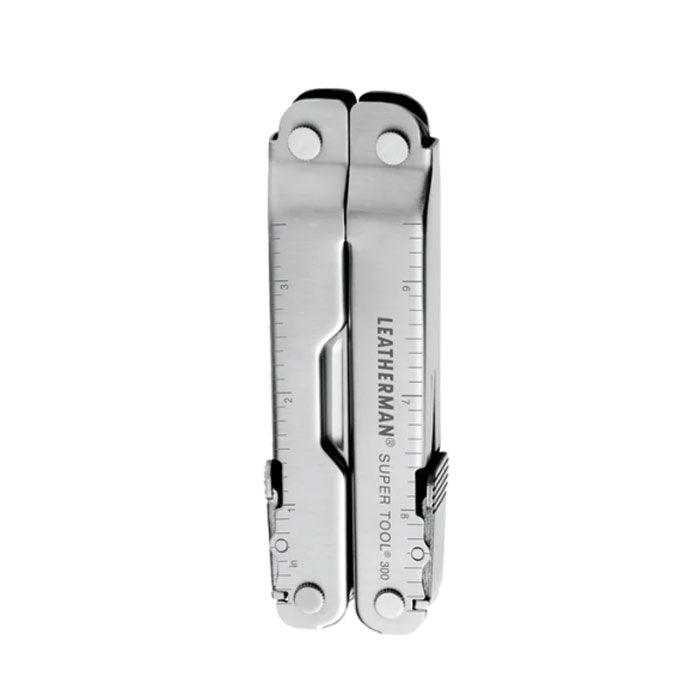 Leatherman 19 Tool Supertool 300 Stainless Nylon Button Sheath Box