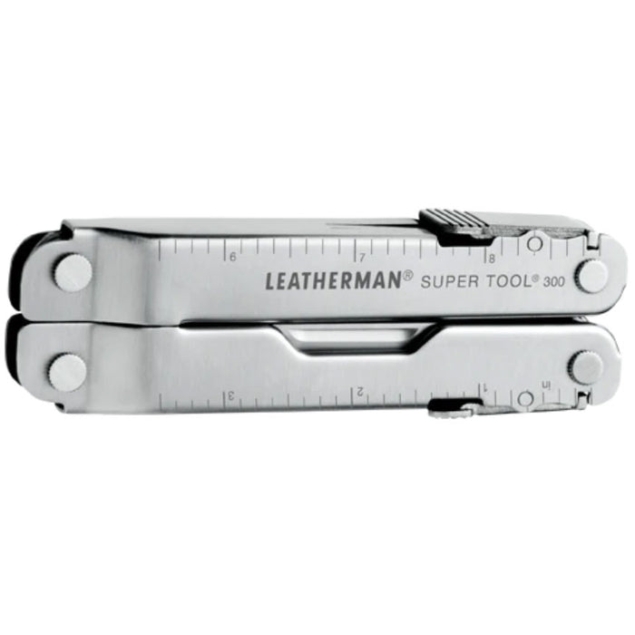 Leatherman 19 Tool Supertool 300 Stainless Nylon Button Sheath Box