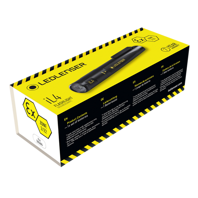 Ledlenser iL4 Intrinsically Safe 80lm IP68 65gm Zone 2/22 Penlight
