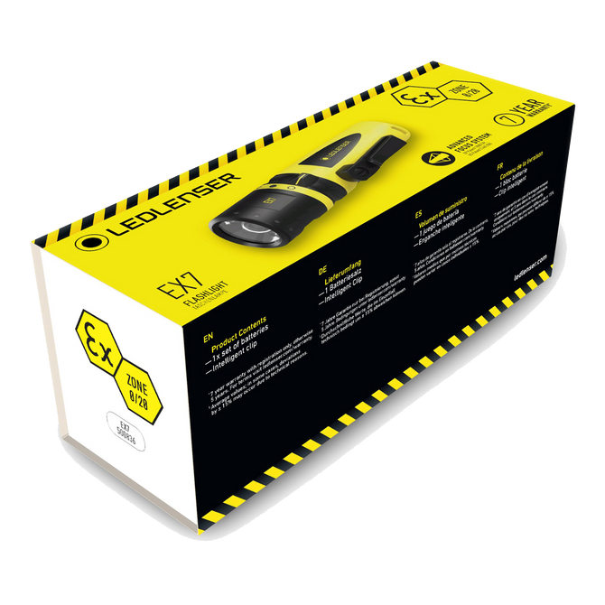 Ledlenser EX7 Intrinsically Safe 200lm IP68 Advanced Focus Zone 0/20 Torch
