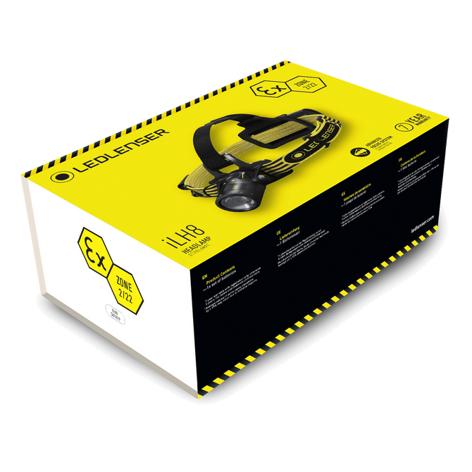 Ledlenser iLH8 Intrinsically Safe 280lm IP68 Advanced Focus Zone 2/22 Headlamp