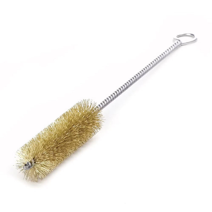 Lessmann Cylinder Brush IBZ 300 x 100mm Dia 13mm Brass Wire MES Crimped 0.15mm Core Wire Gal 2mm