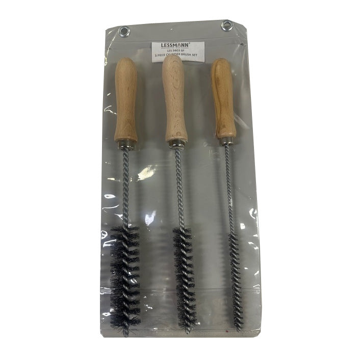 Lessmann Steel Cylinder Brush Set, 3 Pce