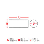 Brady Aggressive Adhesive Multi-Purpose Nylon Laboratory Labels with Ribbon for BMP51 0.5