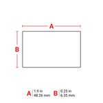 Brady Solvent & Chemical Resistant Polyester Labels for BMP71 0.25