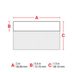 Brady Self Laminating Vinyl Wrap Around Labels for A6500 Printer Applicator