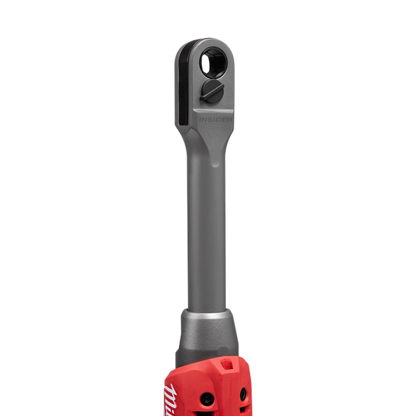 Milwaukee M12 FUEL Insider Extended Reach Pass-Through Ratchet With Insert Accessories - Skin Only