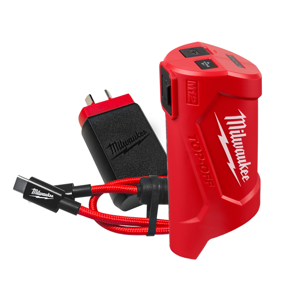 Milwaukee M12™ USB-C Travel Charger M12TC20