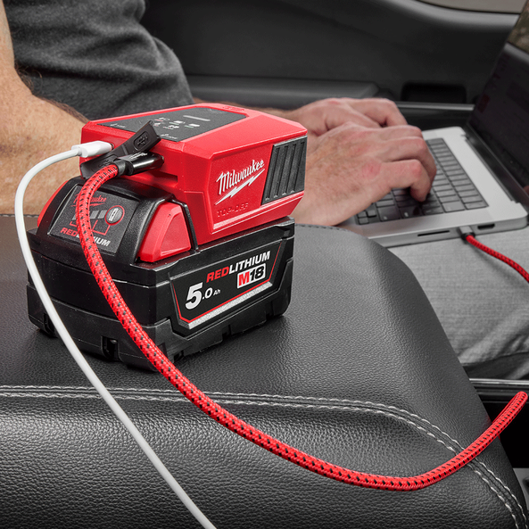 Milwaukee M18™ TOP-OFF Bidirectional Charger & Power Supply M18BC