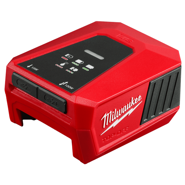 Milwaukee M18™ TOP-OFF Bidirectional Charger & Power Supply M18BC