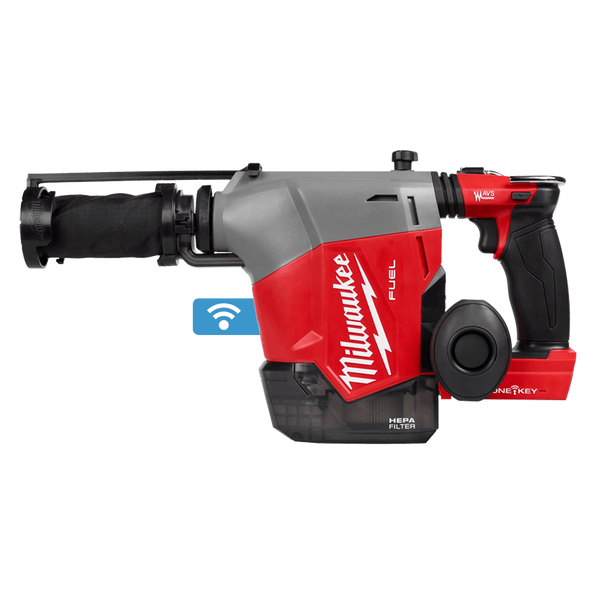 Milwaukee M18 Fuel 16mm Overhead SDS Plus Rotary Hammer with Integrated Dust Extractor and One-Key (Tool Only)