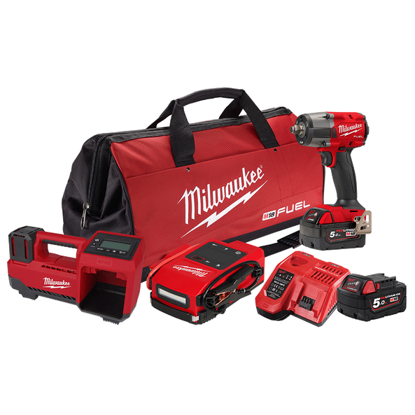 Milwaukee M18 Fuel 3 Piece Power Pack 3JS2 M18FPP3JS2502B