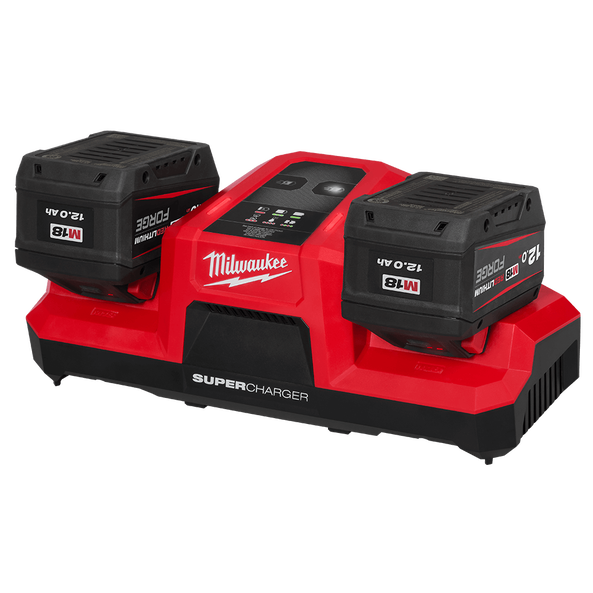Milwaukee M18™ REDLITHIUM™ FORGE™ 12.0Ah Super Charger Starter Pack M18FSPD122B