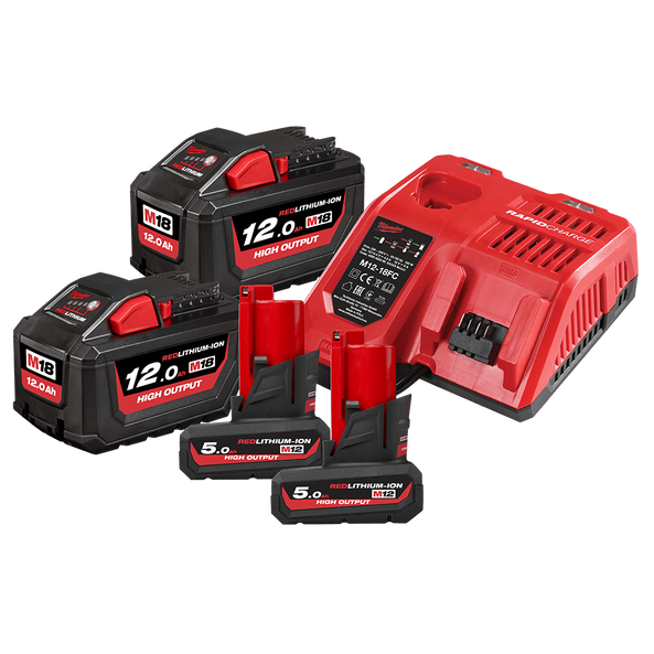 Milwaukee M18HOSP1254B M12 & M18 RedLithium™ High Output™ Pack