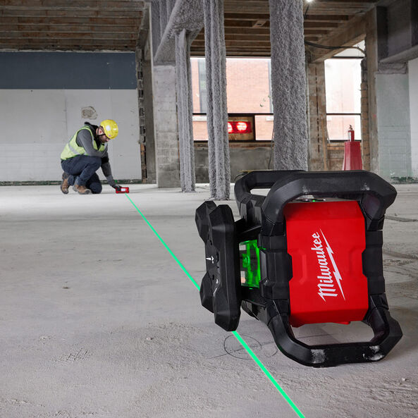 Milwaukee M18™ Interior Single Slope Rotary Laser 305m Green - Tool Only