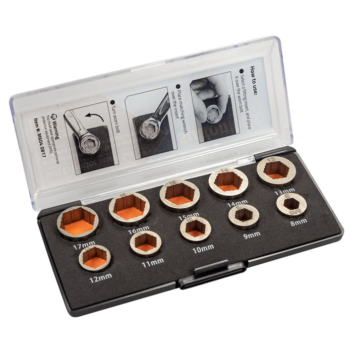 Sutton Bolt Extractor Insert Set 8-17mm