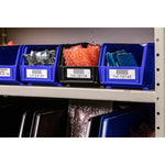 Brady MC-750-595-WT-BK All Weather Permanent Adhesive Vinyl Label Tape with Ribbon for BMP41/BMP51 0.75