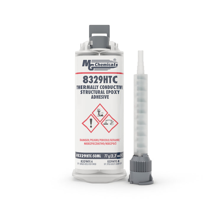 MG Chemicals 8329HTC Thermally Conductive Structural Epoxy Adhesive 45ml 77g Dual Cartridge