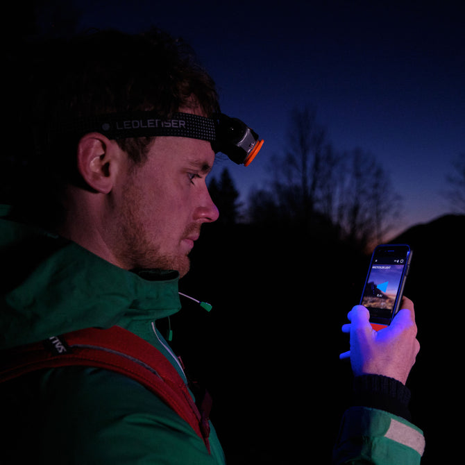 Ledlenser MH11 1000lm Bluetooth Rechargeable Multi-Colour LED Outdoor Headlamp Black