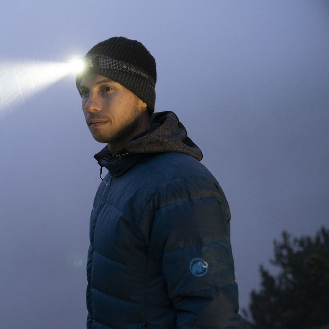 Ledlenser MH5 400lm Rechargeable Outdoor Headlamp Red Night Mode Black & Grey