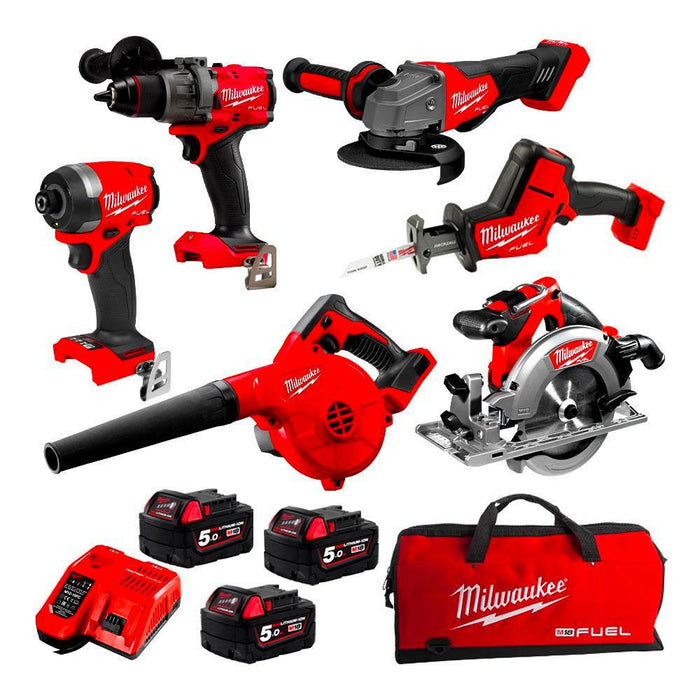 Milwaukee M18 FUEL™ 6 Piece Combo Kit 6A3