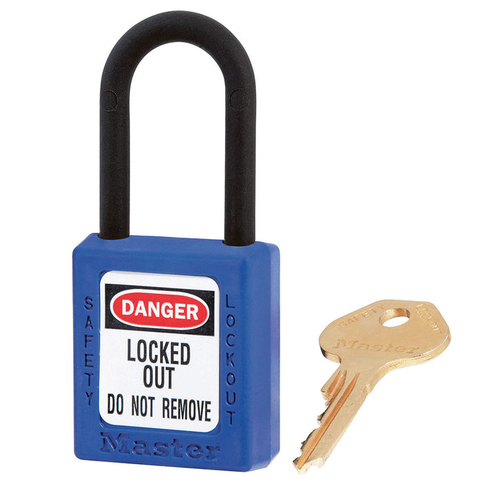 Master Lock Zenex 406 Safety Lockout Padlock, Blue